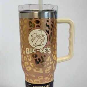 Gold Leopard Tumbler